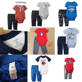 Set body kèm quần Carter ngắn tay