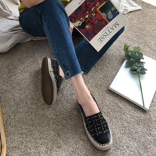 GIÀY SLIP ON FENGDA LẤP LÁNH NHŨ VÀNG