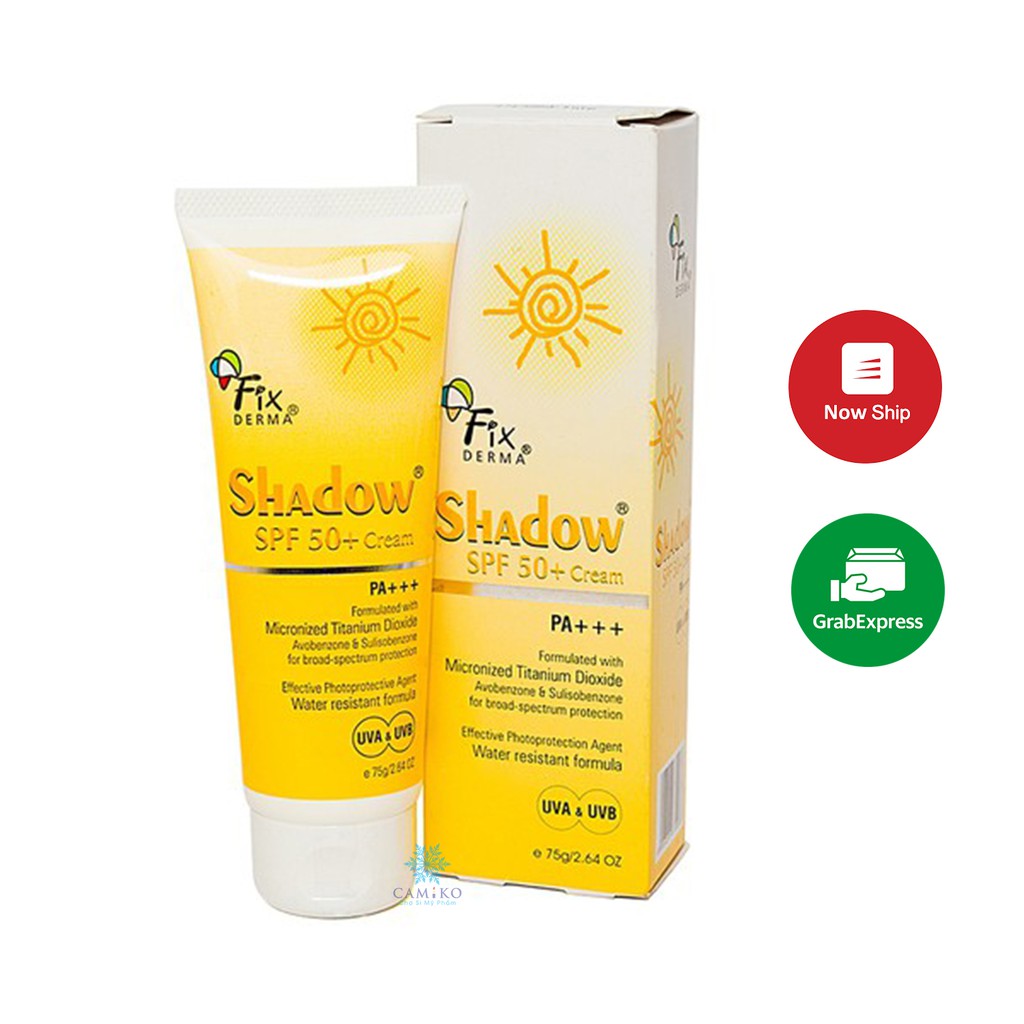 Kem chống nắng Fixderma Shadow Cream SPF50+ 75g