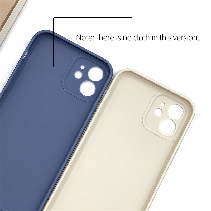 Ốp Điện Thoại Tpu Viền Vuông Bảo Vệ Camera Cho Xiaomi Mi Redmi Note 8 Pro 9 9s