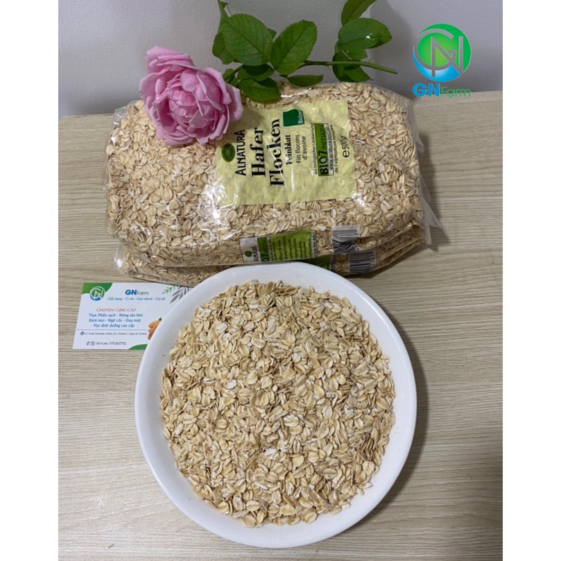 Yến Mạch Cán Dẹt Hafer Flocken Nhập Khẩu Đức - Túi 500g