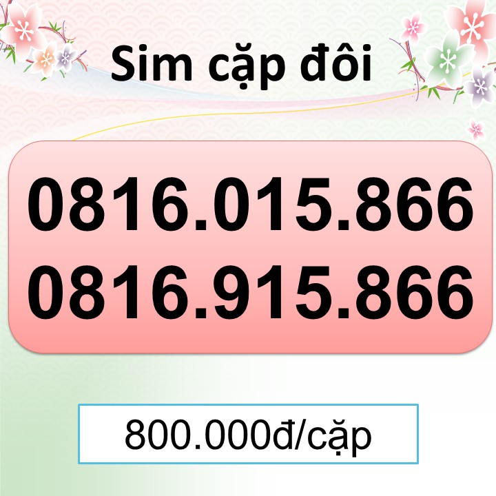 Sim cặp đôi sim tình nhân