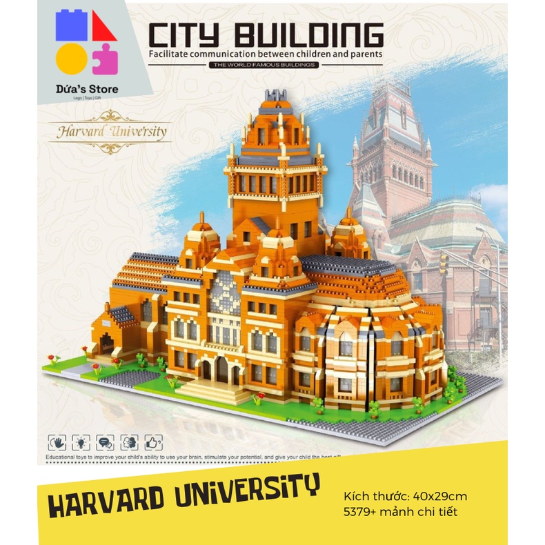 Đồ chơi lắp ráp đại học nổi tiếng Harvard 5379 Chi tiết