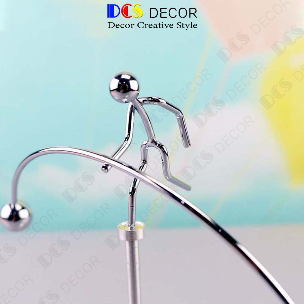 DCS DECOR bàn làm việc con lắc newton vĩnh cửu tự cân bằng đồ trang trí nhà cửa phòng khách bàn học