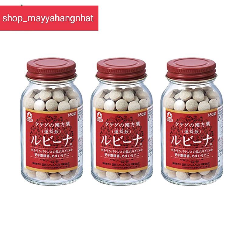 VIÊN UỐNG BỔ MÁU RUBINA 180 VIÊN NHẬT BẢN