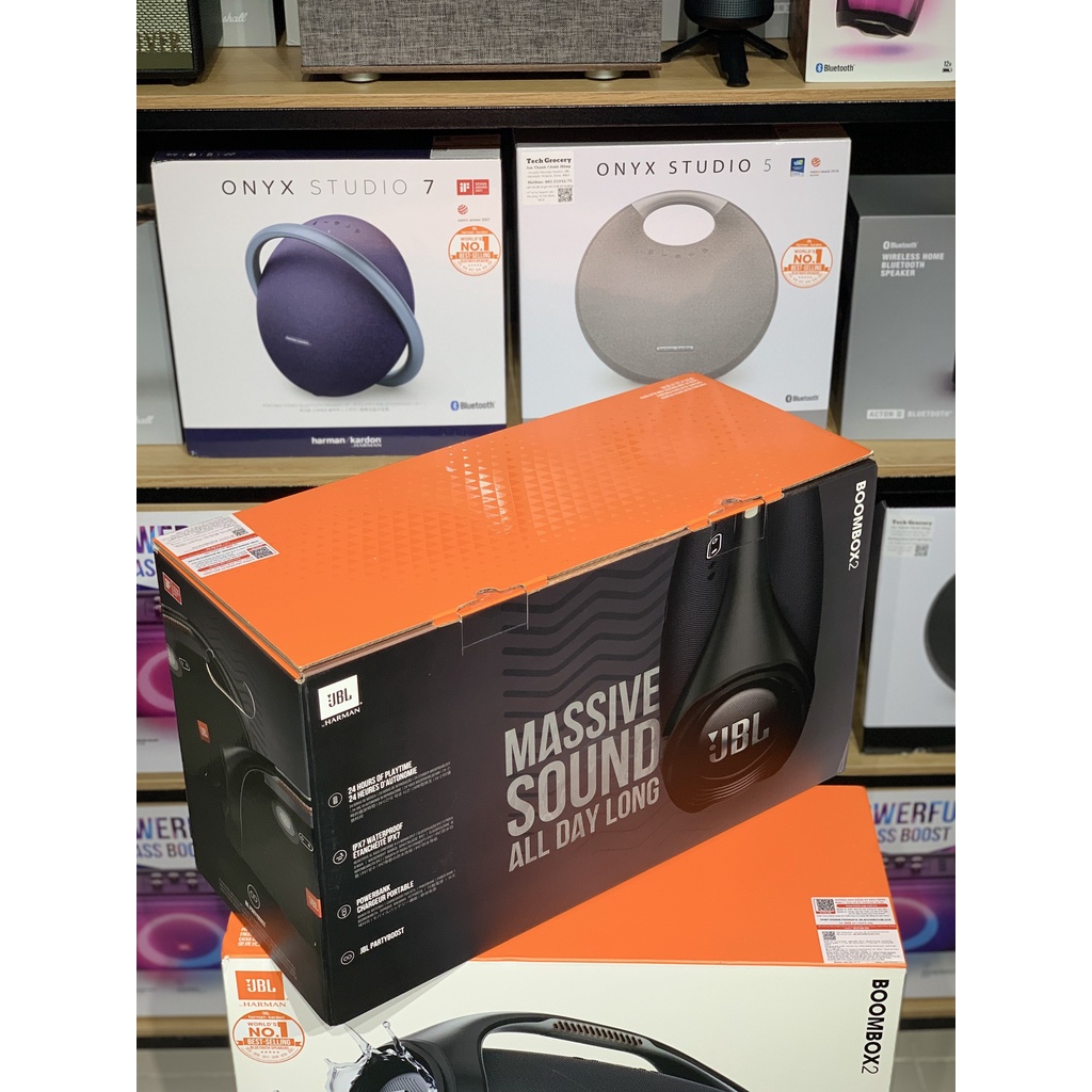 Loa Bluetooth JBL Boombox 2 - Hàng chính hãng - Bảo hành 12 tháng