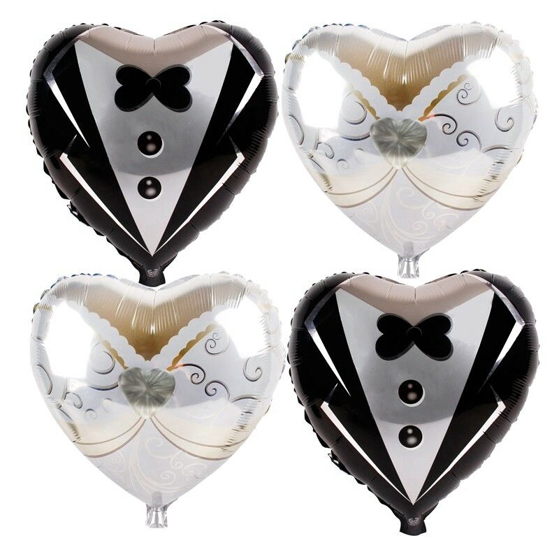 Bong bóng nhôm hình trang phục cưới cô dâu chú rể ngộ nghĩnh độc đáo