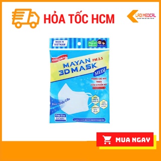 Khẩu trang Mayan 3D Mask pm 2.5 màng lọc N95 ( 5 cái )