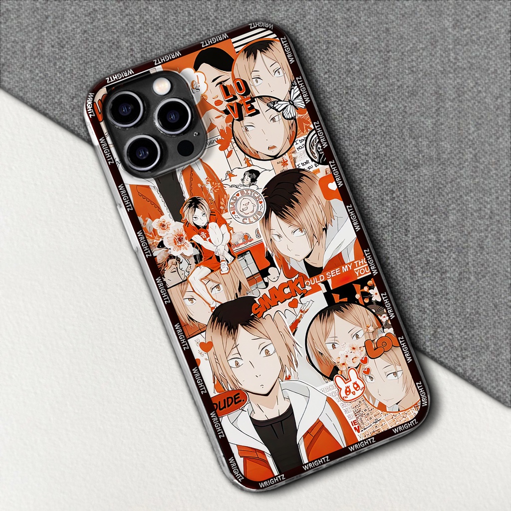 Ốp lưng iphone anime Haikyuu Kenma Kozume phụ kiện ốp điện thoại trang trí thời trang