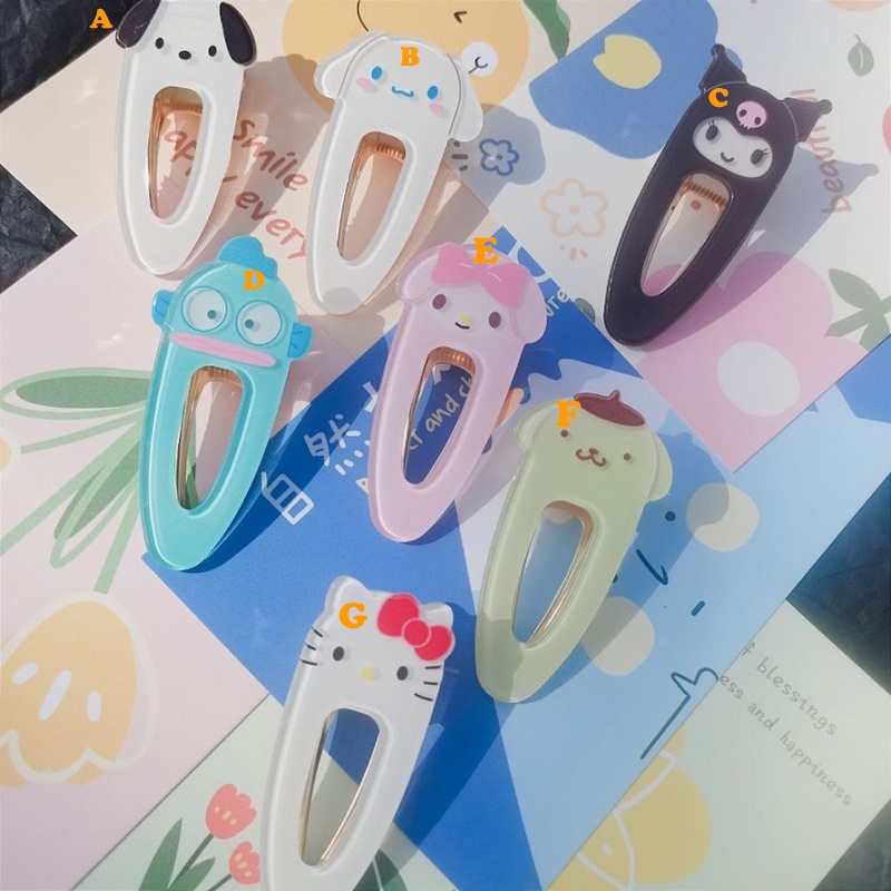 SANRIO Phụ Kiện Kẹp Tóc Hoạt Hình Dễ Thương Cho Bé Gái Liu Haibin