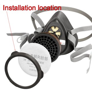 Trọn bộ mặt nạ phòng độc 3M 3200 (3200+phin lọc 3301CN+bông lọc 3N11+nắp giữ 385)