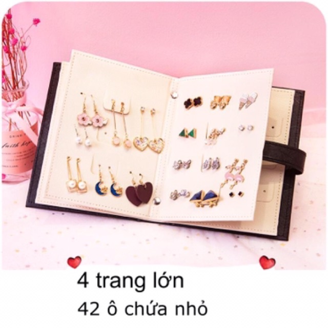 Túi để trang sức, khuyên tai siêu dễ thương - Giá bày trang sức tiện lợi