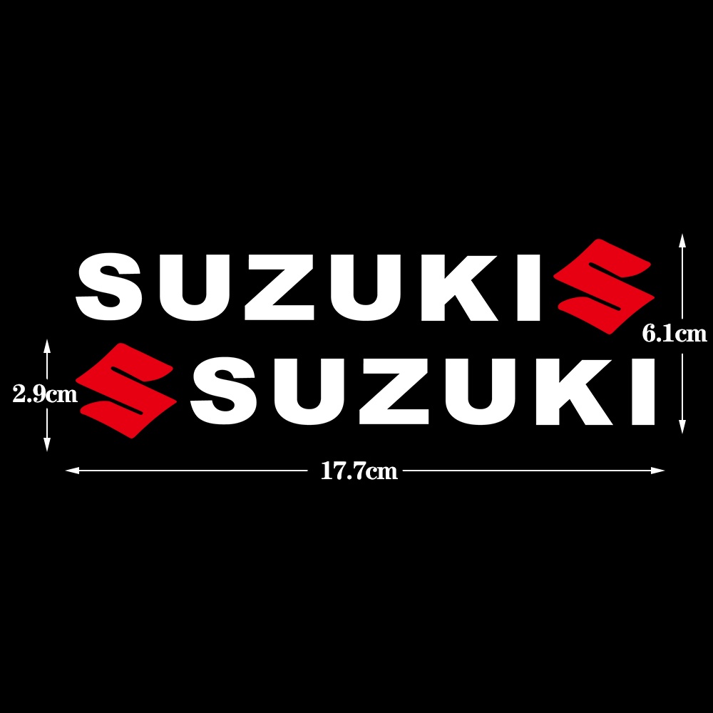 Miếng Dán Trang Trí Kính Chắn Gió Xe Mô Tô Suzuki