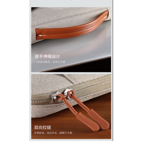 Túi Chống Sốc LapTop Macbook 13 - 15 inch ( 2 Ngăn ) Chống thấm nước