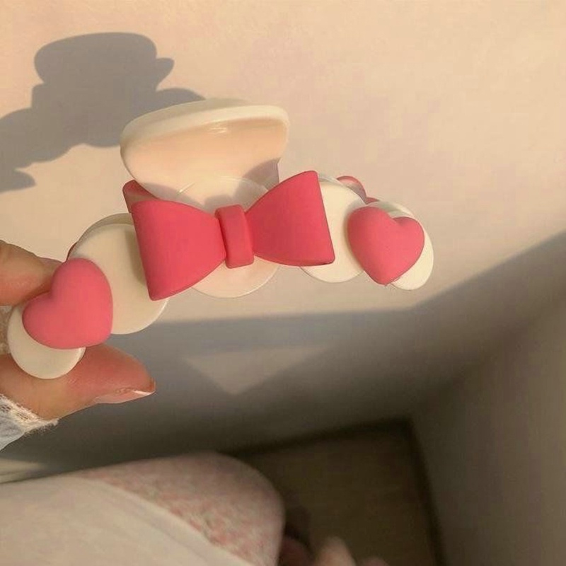 Kẹp Tóc Màu Hồng Nhám Phong Cách Hàn Quốc Thanh Lịch Thời Trang