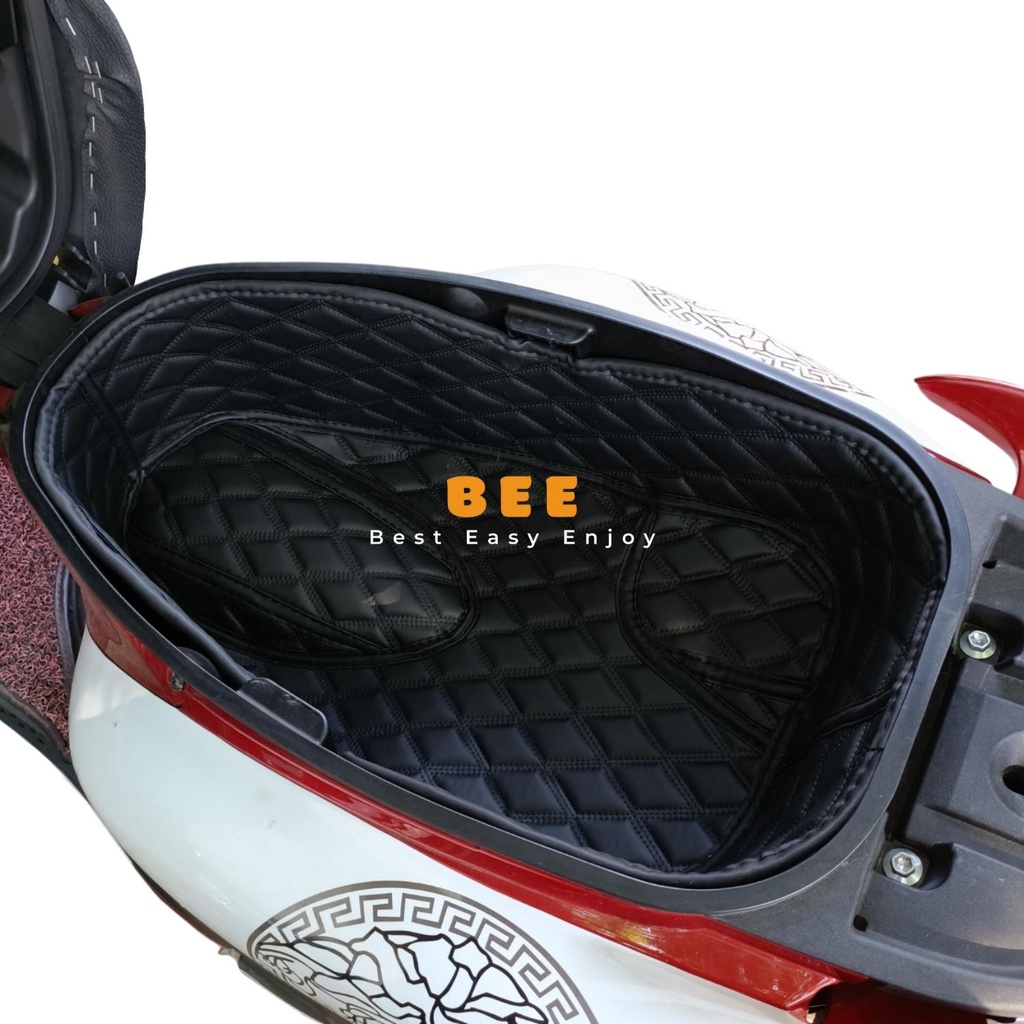 Lót cốp xe máy YAMAHA Freego S Grande Acruzo NVX Latte Nozza Janus Nouvo Cuxi chất liệu da cao cấp sang trọng có túi BEE