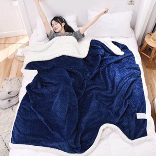 Chăn lông cừu mẫu thừng và sóng