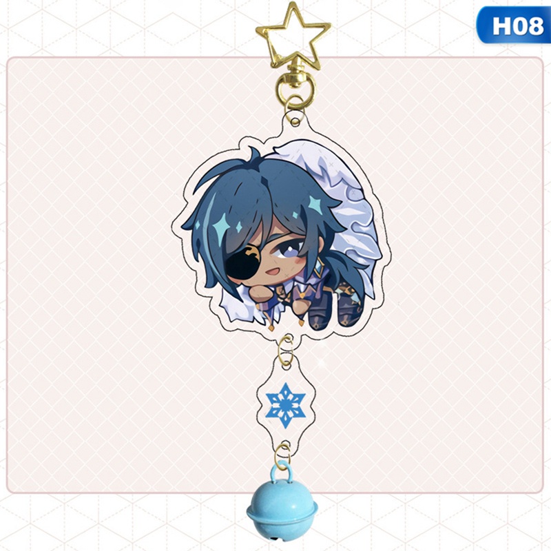 Tmdbyx Móc khóa gắn chuông hoạt hình xinh xắn 6cm