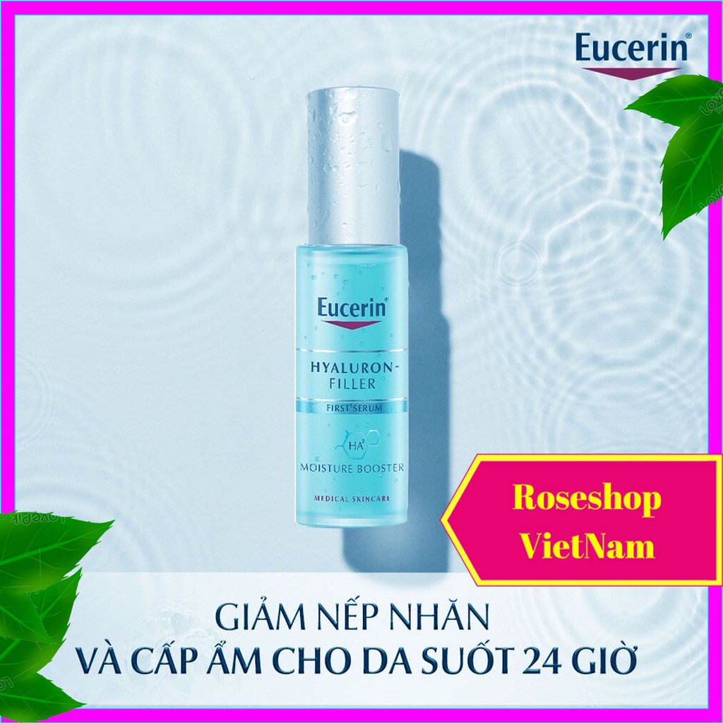 ✅Serum Eucerin Hyaluron Filler Moisture Booster Tinh Chất Cấp Ẩm và Ngăn Ngừa Lão Hóa 30ml Serum HA. RSVN SP63