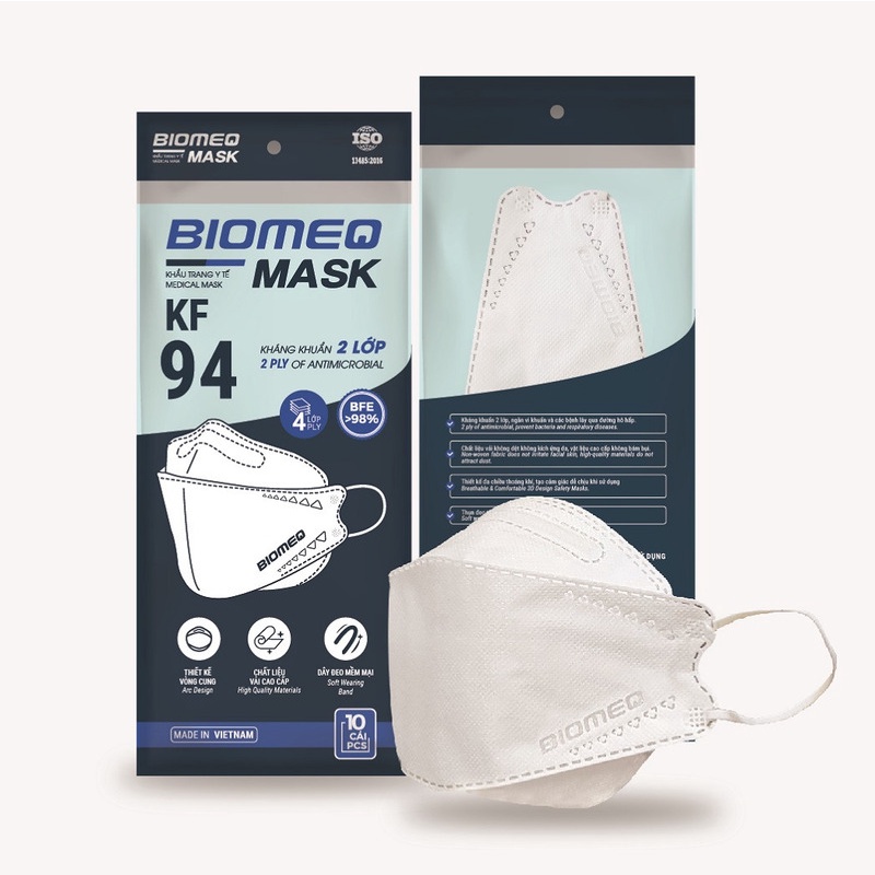Khẩu trang biomeq KF94 10 cái