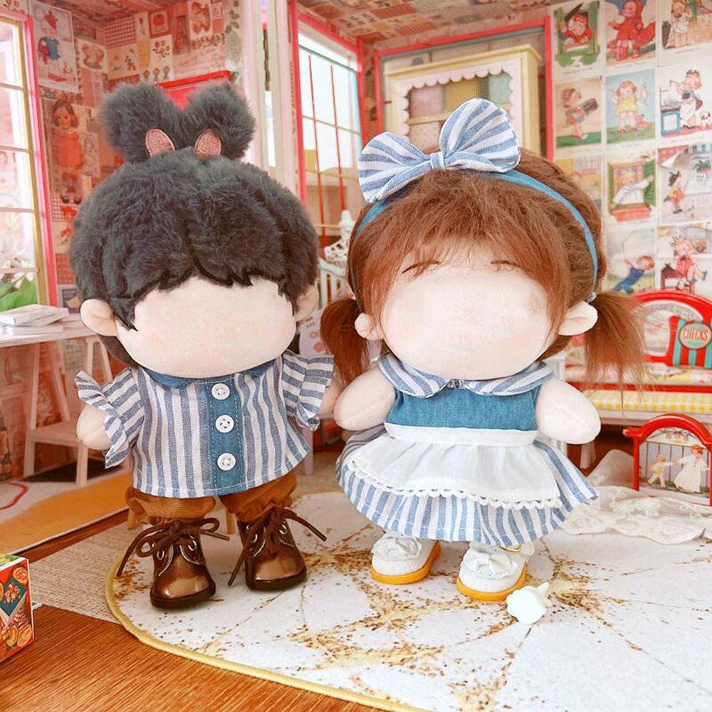 Set Áo Sọc Và Váy Yếm Cho Búp Bê SUSANS