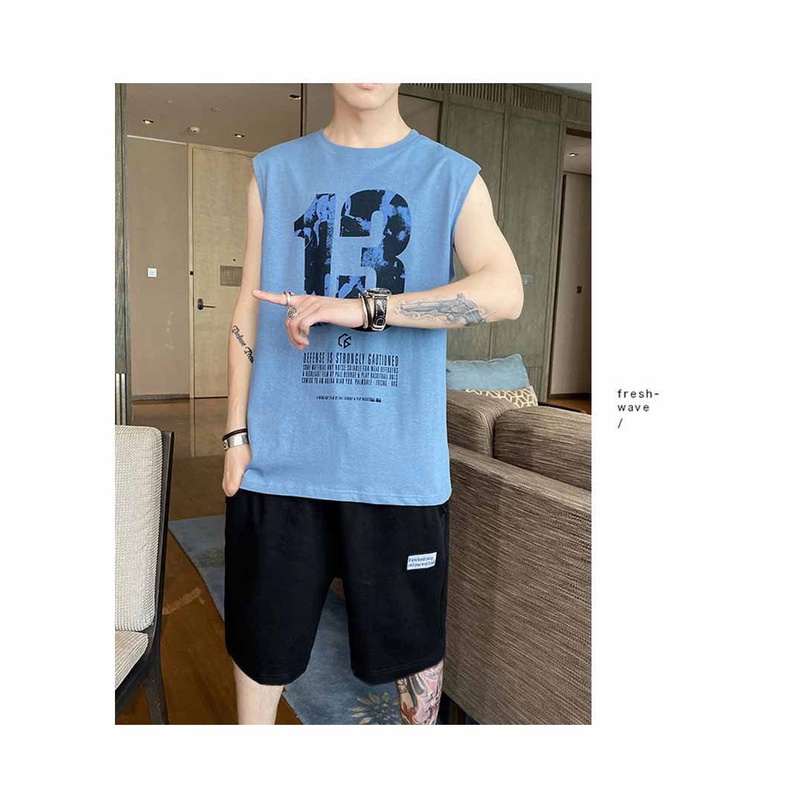 [HÓT NHẤT 2021] Bộ thể thao mặc nhà / Quần áo thun nam / Đồ tập gym J613 H01