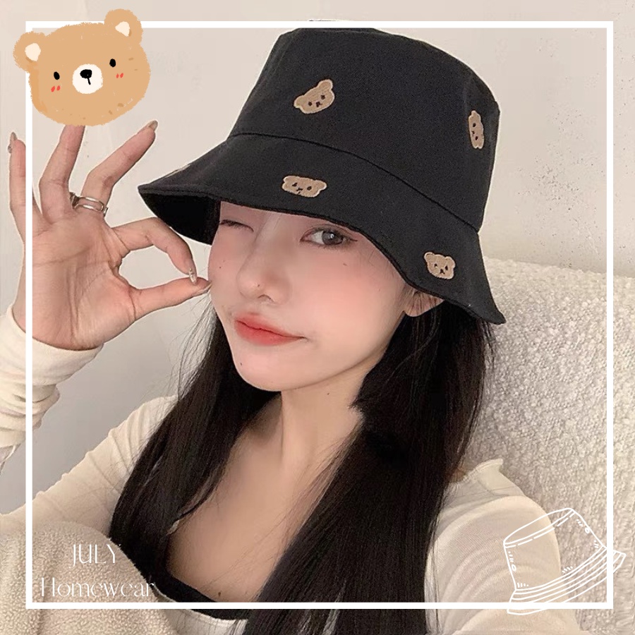 Mũ bucket thời trang phong cách Hàn Quốc , nón vành thời trang du lịch đi chơi JULYHOMEWEAR