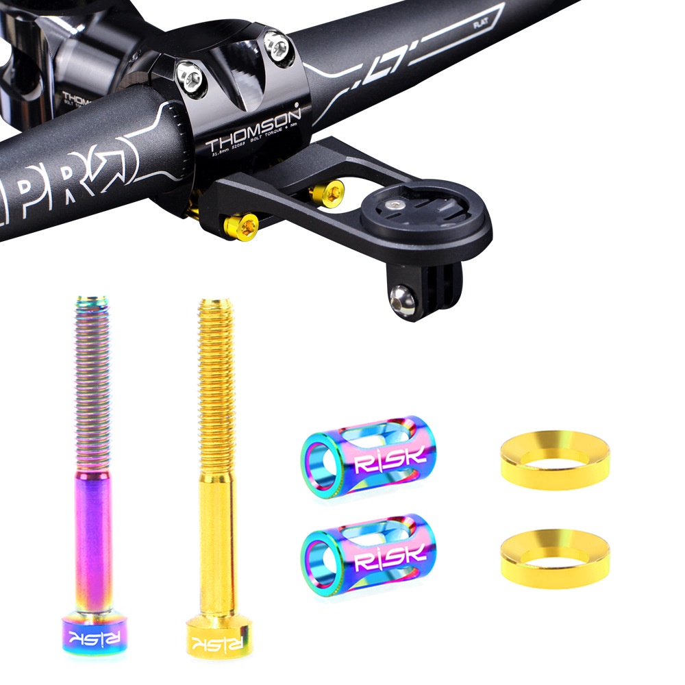 Bộ Ốc Vít Bằng Hợp Kim Titan Dùng Cố Định Tay Lái Xe Đạp