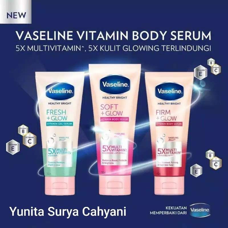 Serum Vaseline chứa Vitamin làm sáng da SPF 30 PA+++ 180 ml