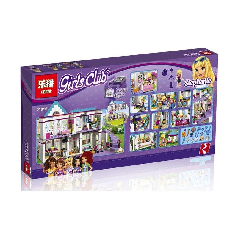 Lắp Ráp Xếp Hình Frends Ngôi Nhà Tình Bạn Của Stephanie 649 Khối LEPIN01014 BELA10612