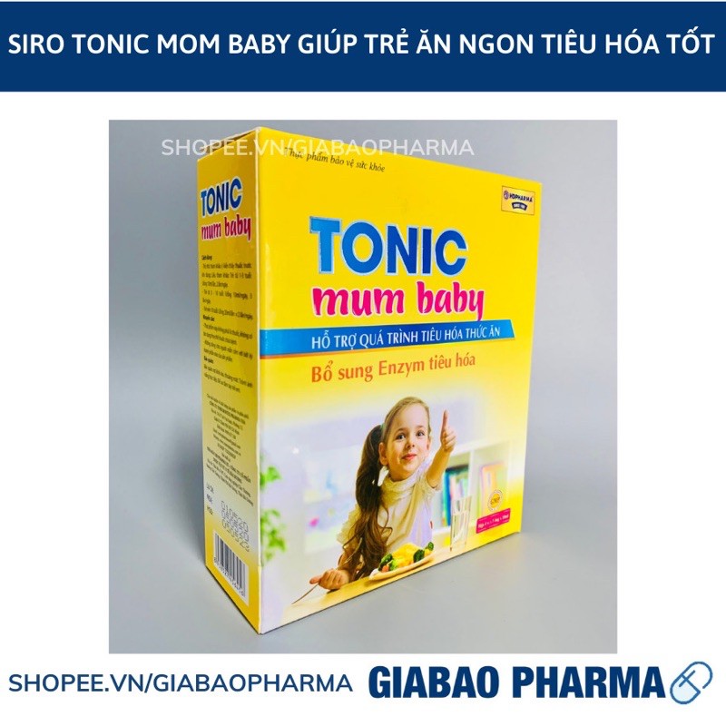 Siro TONIC MUM BABY giúp trẻ ăn ngon miệng , tăng khả năng hấp thụ chất - Hộp 20 ống 5.0 | Thế Giới Skin Care