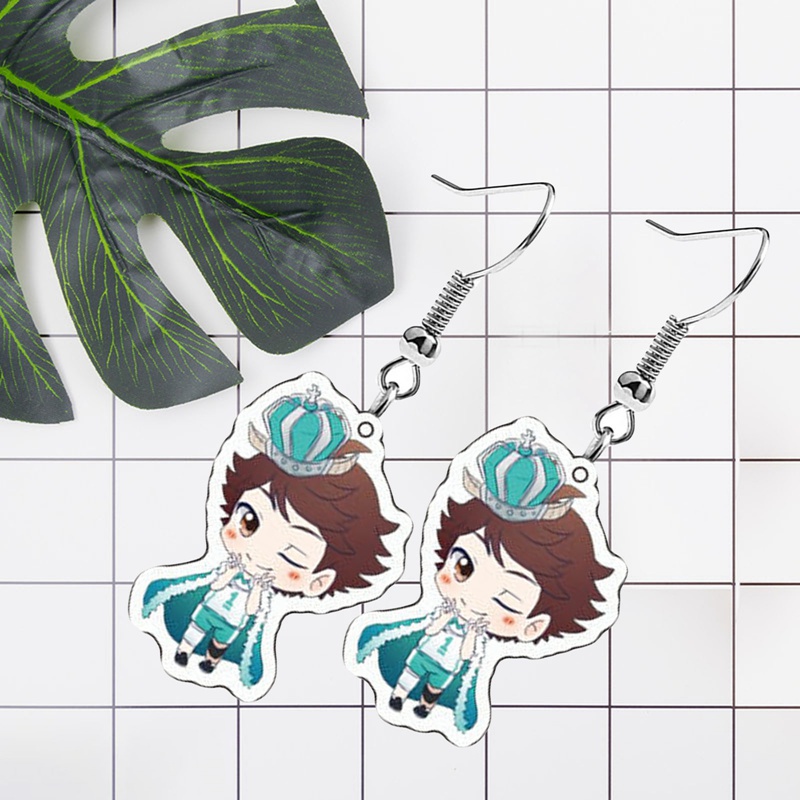 Khuyên Tai Acrylic Hình Anime Haikyuu
