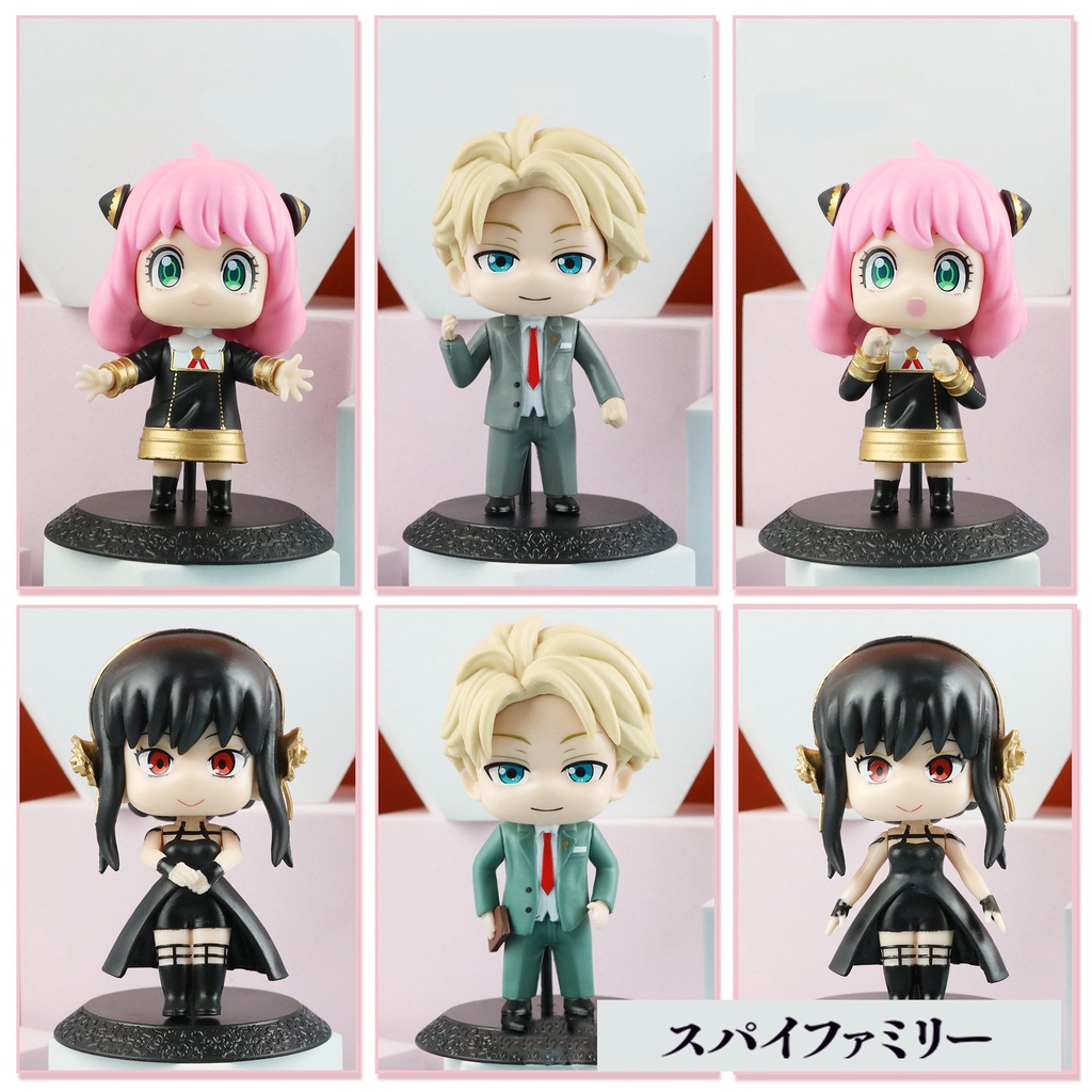 (Lẻ 1 mẫu ngẫu nhiên) Mô hình figure SPY X FAMILY GIA ĐÌNH ĐIỆP VIÊN anime tượng chibi trang trí trưng bày