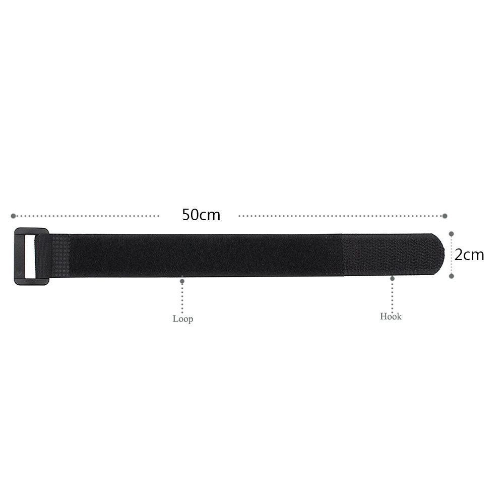 Set 10 dây đai nylon buộc giữ dây cáp gọn gàng tiện dụng có thể tái sử dụng cỡ 20*500mm