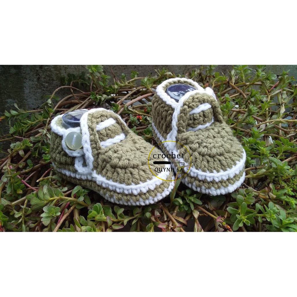 Giày len cho bé trai M11 - baby boy shoes crochet