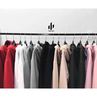 Áo hoodies nỉ ngoại lót lông freesize <70kg