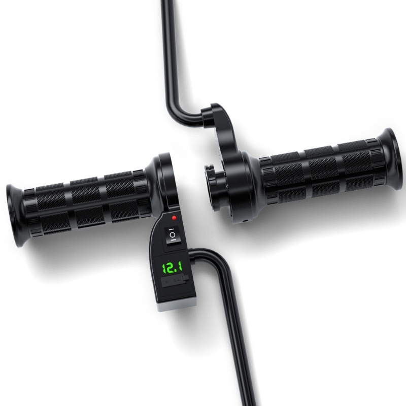 1 Cặp Vỏ Bọc Tay Lái Xe Máy Sưởi Ấm Nhanh Chóng 22mm 7 8 ATV