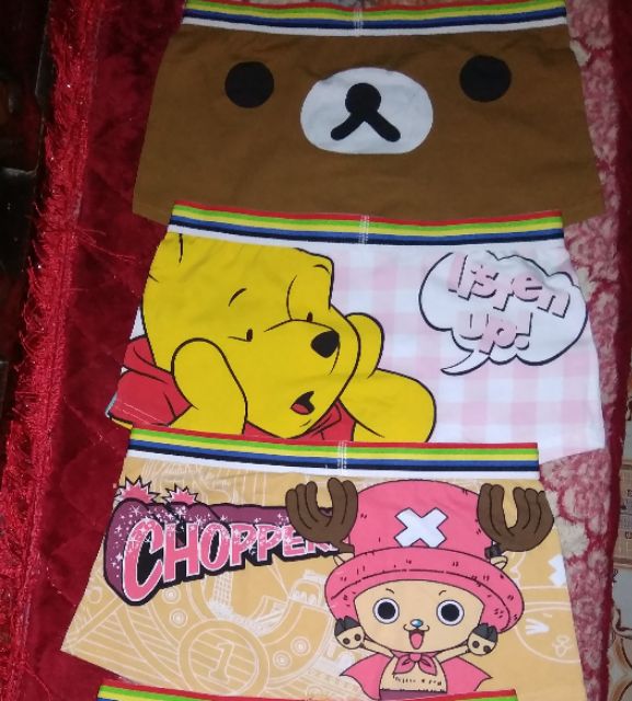 Quần lót nam boxer hoạt hình, sịp nam hoạt hình cotton co giãn 4 chiều thấm hút mồ hôi tốt