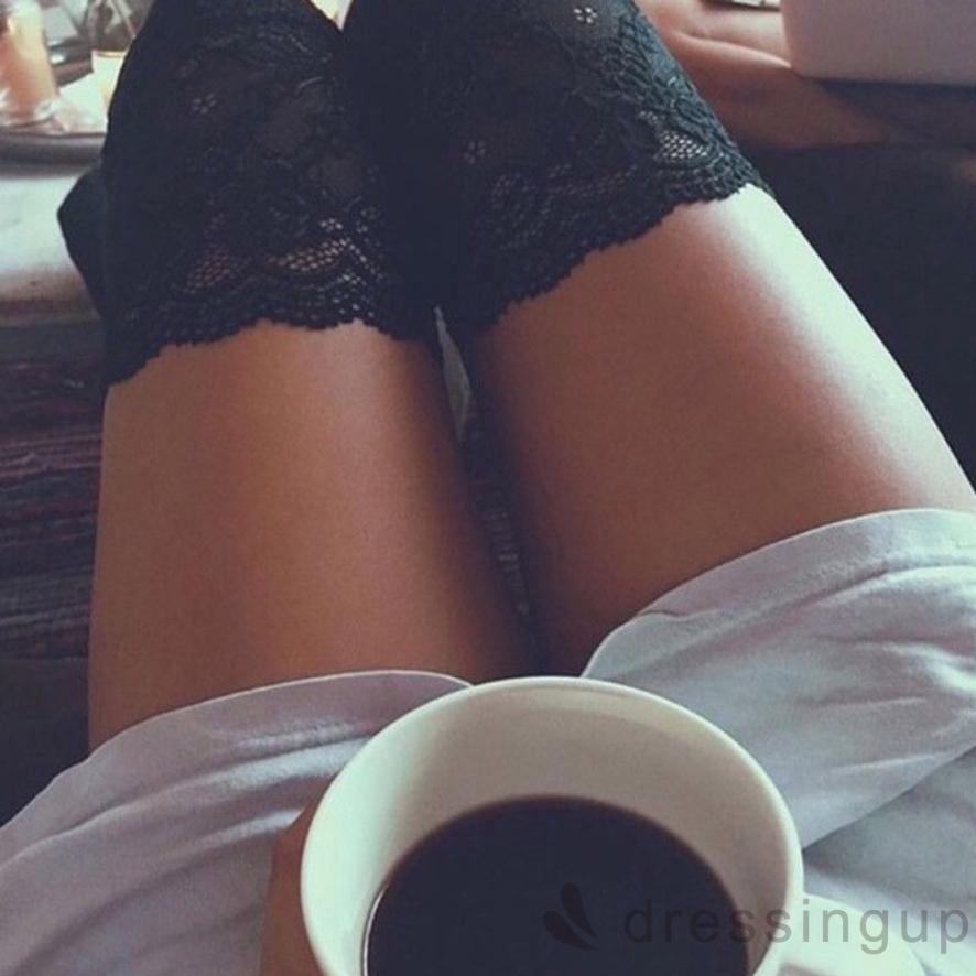 Tất Đùi Ren Hoa Gợi Cảm Cho Nữ