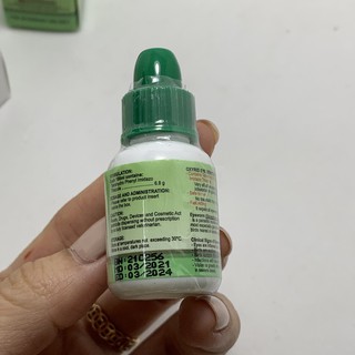 Oxy Rid 5ml-Nhỏ Gà Đá Bị Bọt Mắt-Dem Mắt