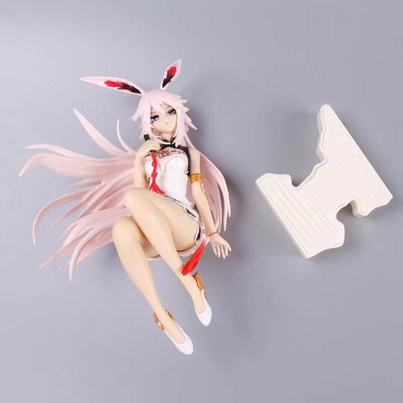 Mô hình nhân vật anime mặc sườn xám bằng PVC
