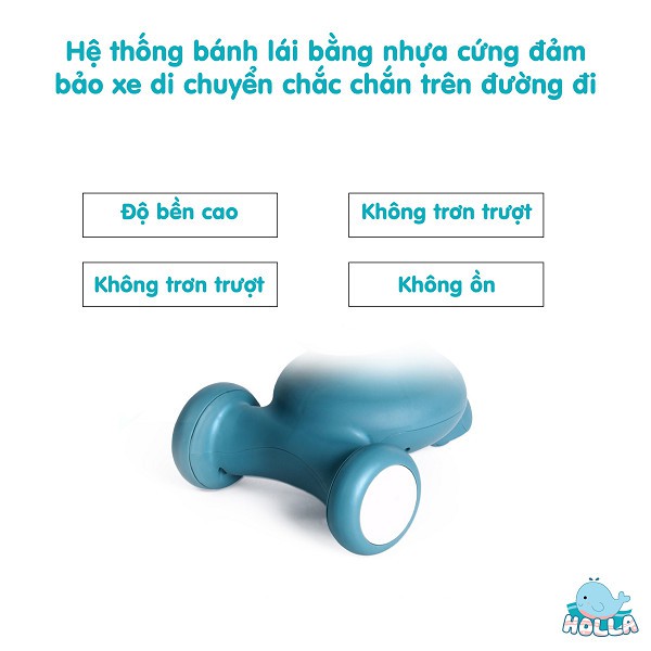 Xe lắc chòi chân có đèn nhạc cho bé Arolo Holla màu hồng