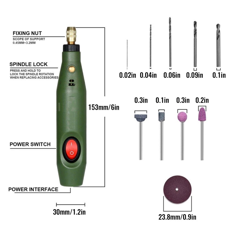 Bộ Dụng Cụ Đánh Bóng Mini Đa Năng Tiện Dụng DIY