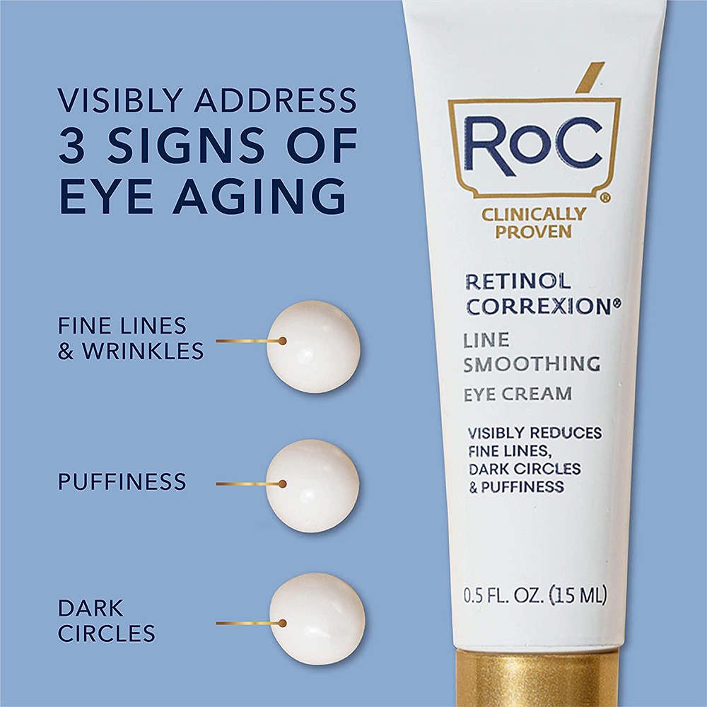 Kem mắt RoC Retinol Correxion Eye Cream giảm quầng thâm, chống lão hóa