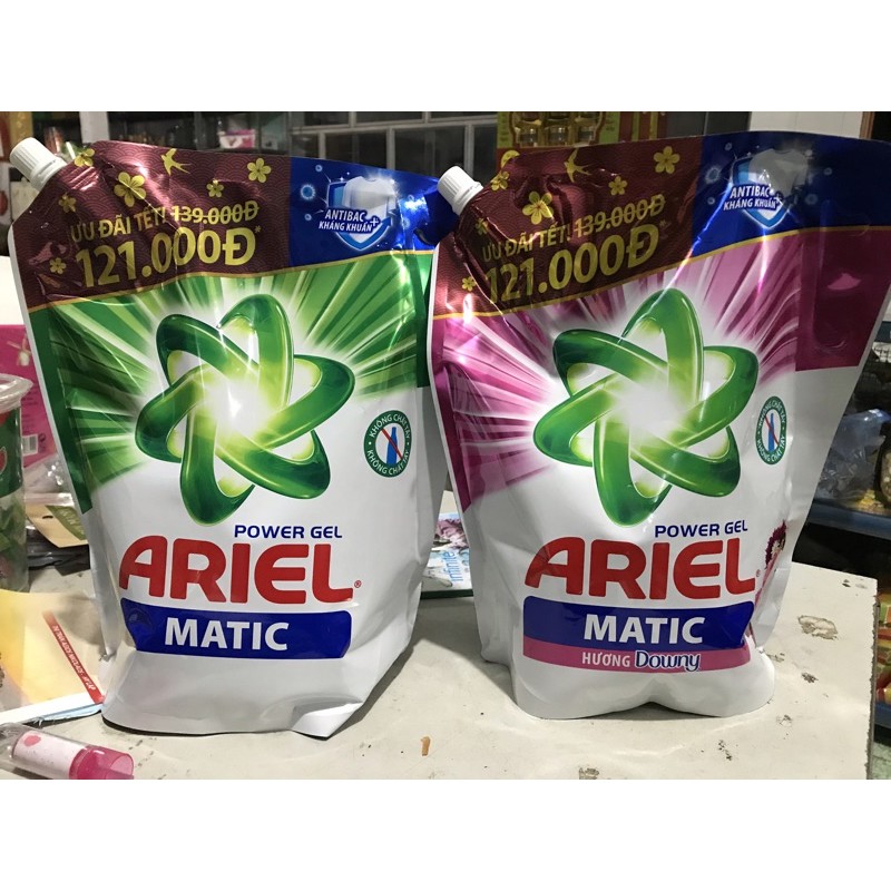 Nước Giặt Ariel Matic Túi 2,15Kg