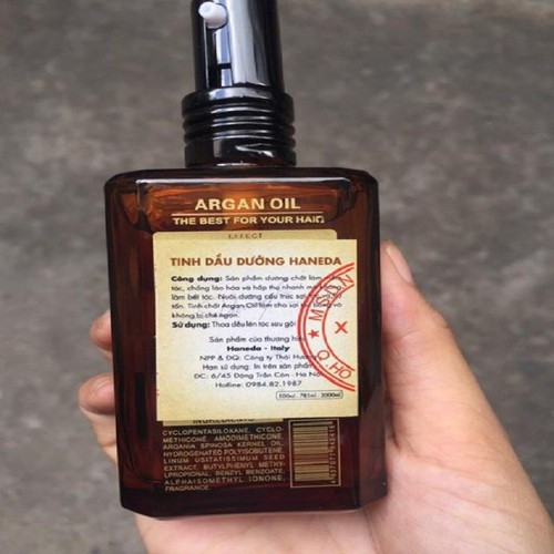 TINH DẦU DƯỠNG TÓC TOP HANEDA ARGAN OIL 60ML