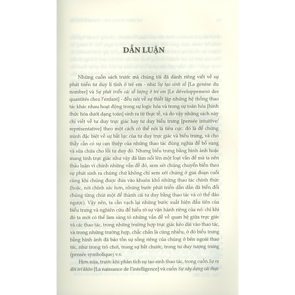 Sách - Sự Hình Thành Biểu Tượng Ở Trẻ Em - Bắt Chước, Trò Chơi Và Giấc Mơ, Hình Ảnh Và Biểu Tượng | BigBuy360 - bigbuy360.vn