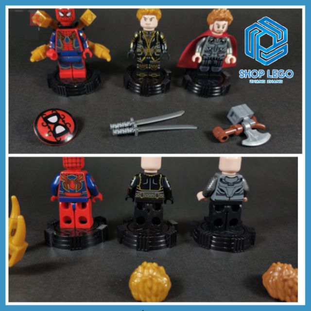 Xếp hình Black Widow Hawkeye Ant man Pepper Thor War Machine Nebula Nick Fury Captain America Lego Minifigures SY1311