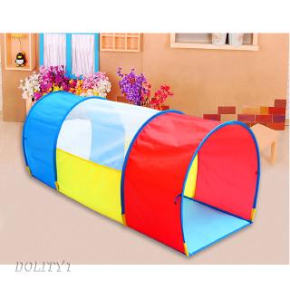 51.2” Pop-up Crawl Tunnel Tube Play Tent for Kids Adventure Discovery Fun