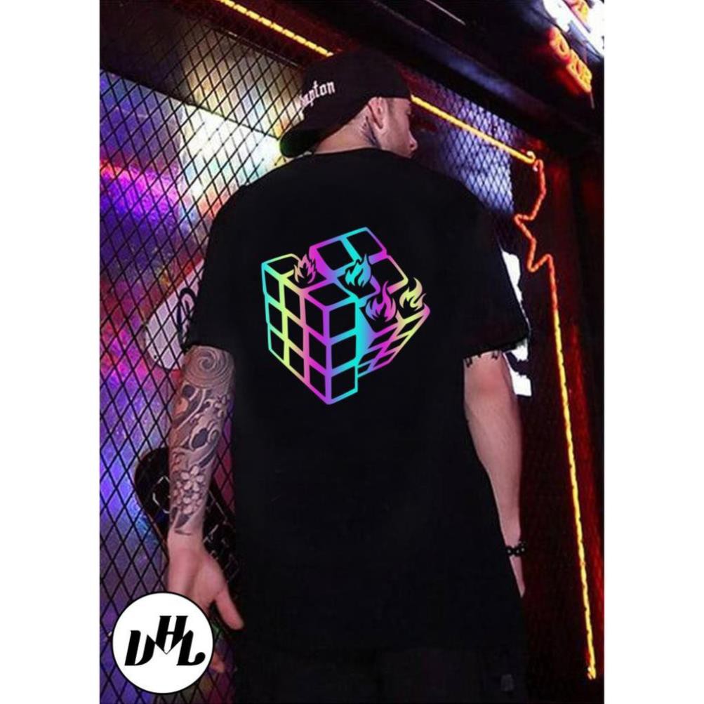 ÁO PHẢN QUANG KHỐI RUBIK CHẤT LIỆU COTTON SIÊU ĐẸP CẢ NAM VÀ NỮ ĐỀU MẶC ĐƯỢC